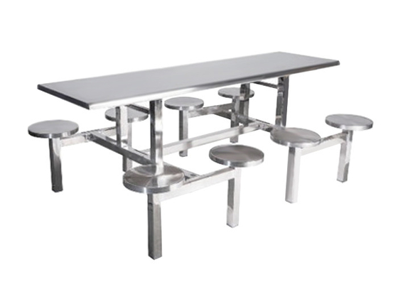China Tamanho personalizado altura de aço inoxidável dos produtos de construção 720-760mm da tabela e da cadeira fornecedor