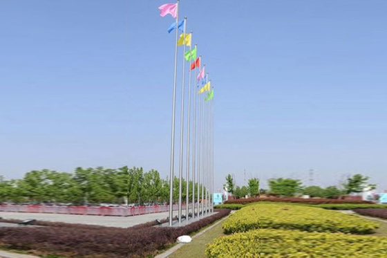 China Espetáculo alto no mastro de terra à terra, pólo de bandeira resistente do diâmetro variável fornecedor