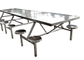 Tamanho personalizado altura de aço inoxidável dos produtos de construção 720-760mm da tabela e da cadeira fornecedor