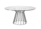 Tabela de vidro de aço inoxidável do projeto especial, CE de aço inoxidável da mesa de jantar aprovado fornecedor