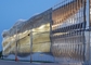 Proteção ambiental de aço inoxidável da resistência de choque da parede de cortina do aeroporto fornecedor