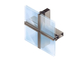Paredes de cortina de alumínio vitrificadas convenientes flexíveis com tratamentos de superfície gravados do teste padrão fornecedor