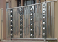 Porta da rua de aço inoxidável de grande resistência, porta de entrada de aço inoxidável cores personalizadas fornecedor